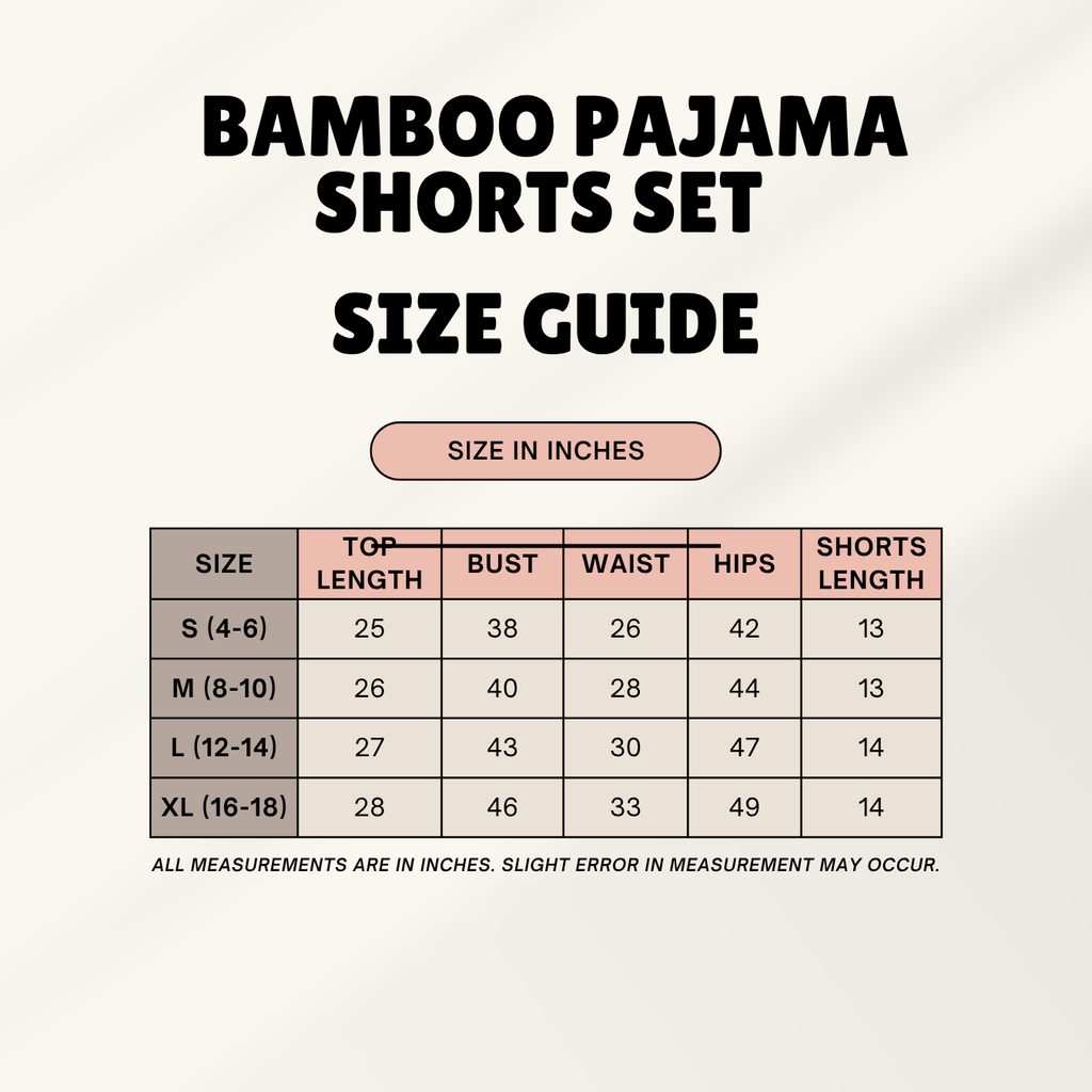 DOZE Bamboo Pajama Shorts Set